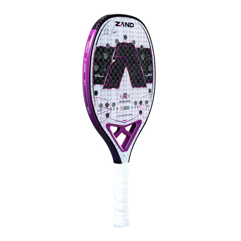 Raquete de Beach Tennis Zand Z Bruxo 2024 Antomi Ramos Purple